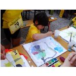Münchner Kindl Lauf 2011 - Malaktion:  Mugundt  (7 Jahre)